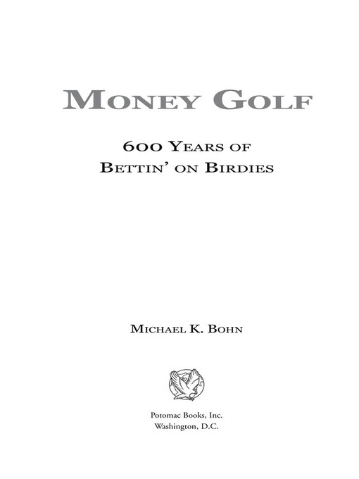Cover image for Money Golf